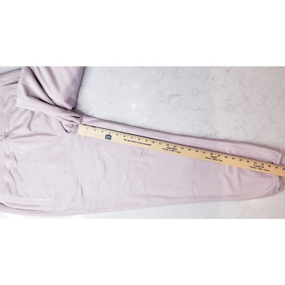 NWT BAREFOOT DREAMS Luxechic Jogger Faded Rose Women's Size Large - Picture 11 of 11